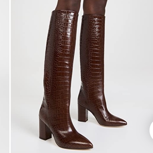 Paris Texas Shoes - Paris texas tall heeled boots in cioccolato (chocolate brown)